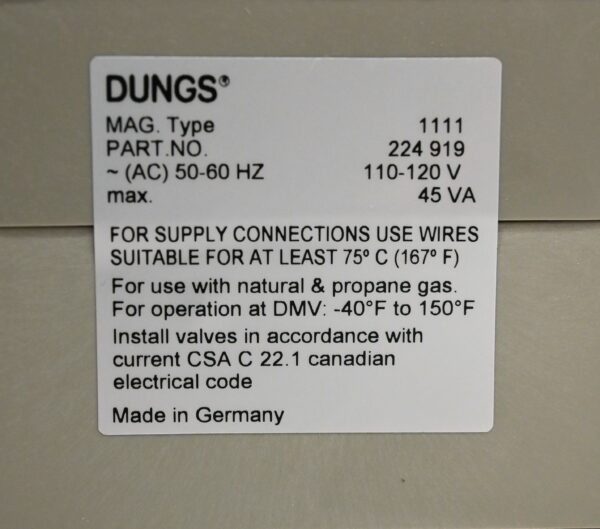 Kaasuventtiili Dungs malli 1/2" DMV-DLE 701/602 50-60Hz